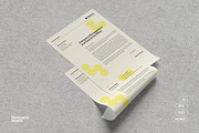 Yellow Minimal Letterhead, a Stationery Template by Neermana (Thumbnail 1 of 4)