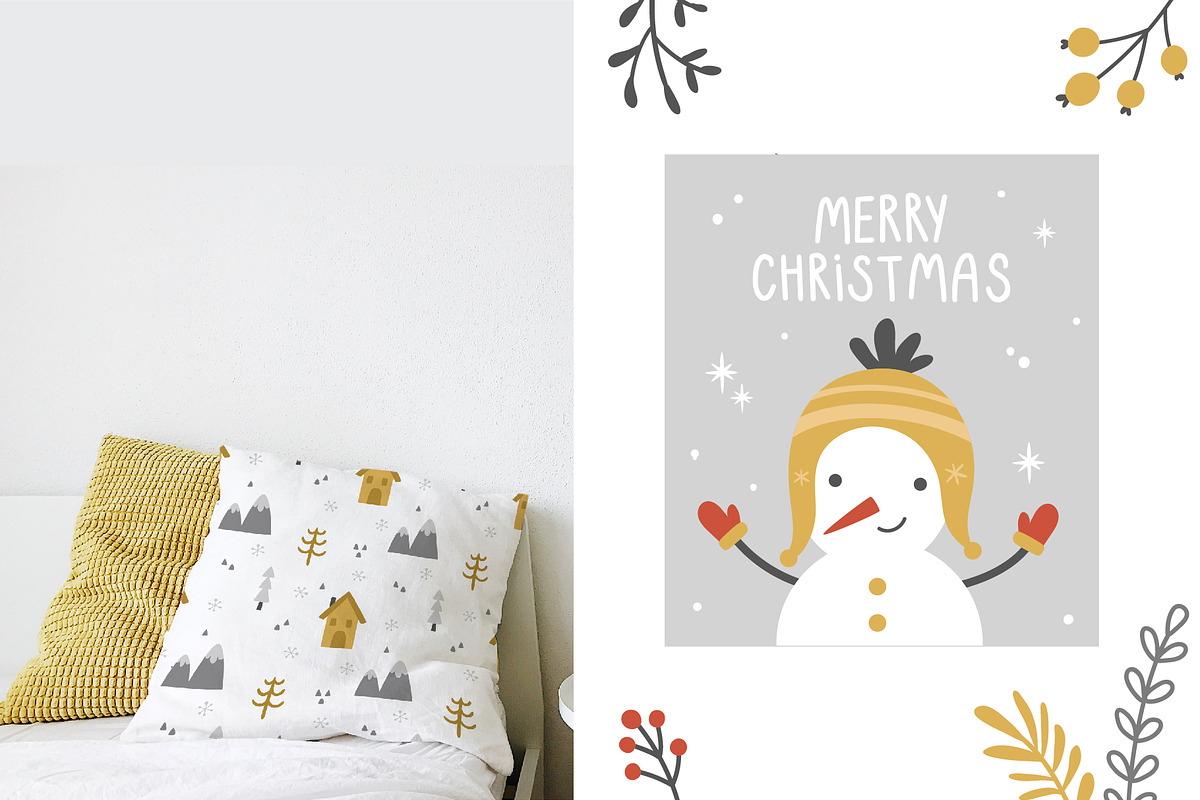 Cozy Christmas clipart collection, an Animal Illustration by Leysan Shayak (Photo 4 of 10)
