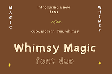 whimsy magic playful font duo