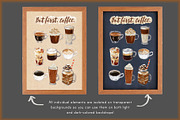 Coffee Drinks and Desserts Clip Art, a Food Illustration by Cynthia Arre (Thumbnail 5 of 7)