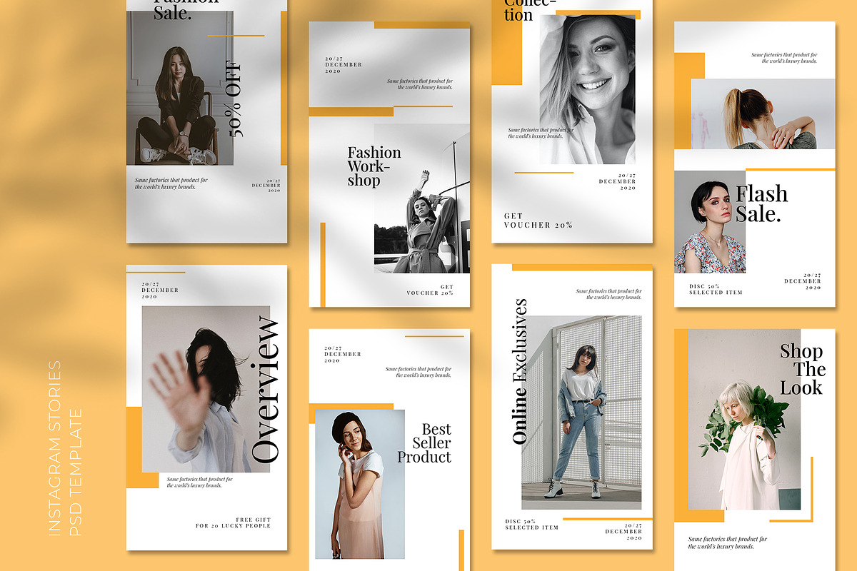 Bennedict - Instagram Stories & Post, a Social Media Template by Creatchees.std (Photo 2 of 6)