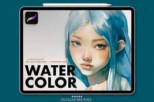 Watercolor Brushes For Procreate