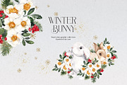 Winter Bunny. Symbol of the year., an Animal Illustration by ma_i_vi (Thumbnail 1 of 11)