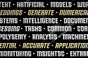 Revolt - Futuristic Display, a Sans Serif Font by Novitype (Thumbnail 8 of 10)