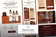 Glowvera - Skincare Promo Email News, an UI Kit Template by productype1 (Thumbnail 4 of 5)