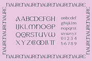 Naure - Serif Display, a Serif Font by takoliko (Thumbnail 9 of 11)