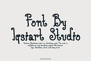 Kistroy Christmas Font, a Handwritten Font by Iqsiart Studio (Thumbnail 2 of 6)