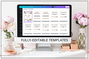 Planner Templates Canva - Blush