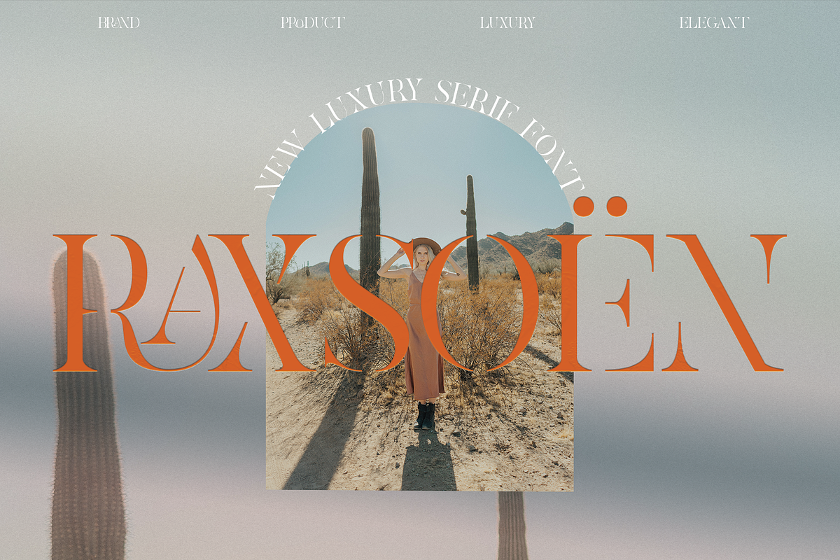 Raxsoen Luxury Serif Display, a Serif Font by LuhopCreative (Photo 2 of 12)