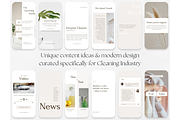 100 Cleaning Business Story Template, a Social Media Template by PatternLab. (Thumbnail 4 of 9)