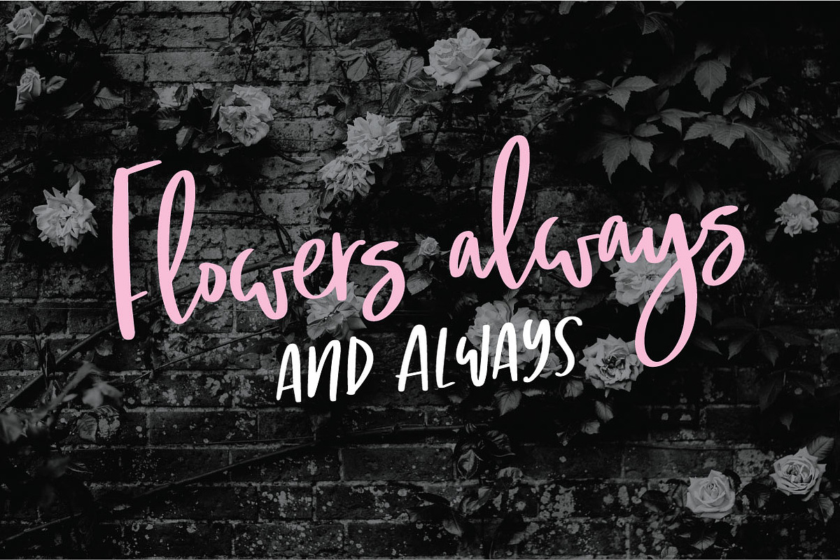 Kind Letters font duo preview 8