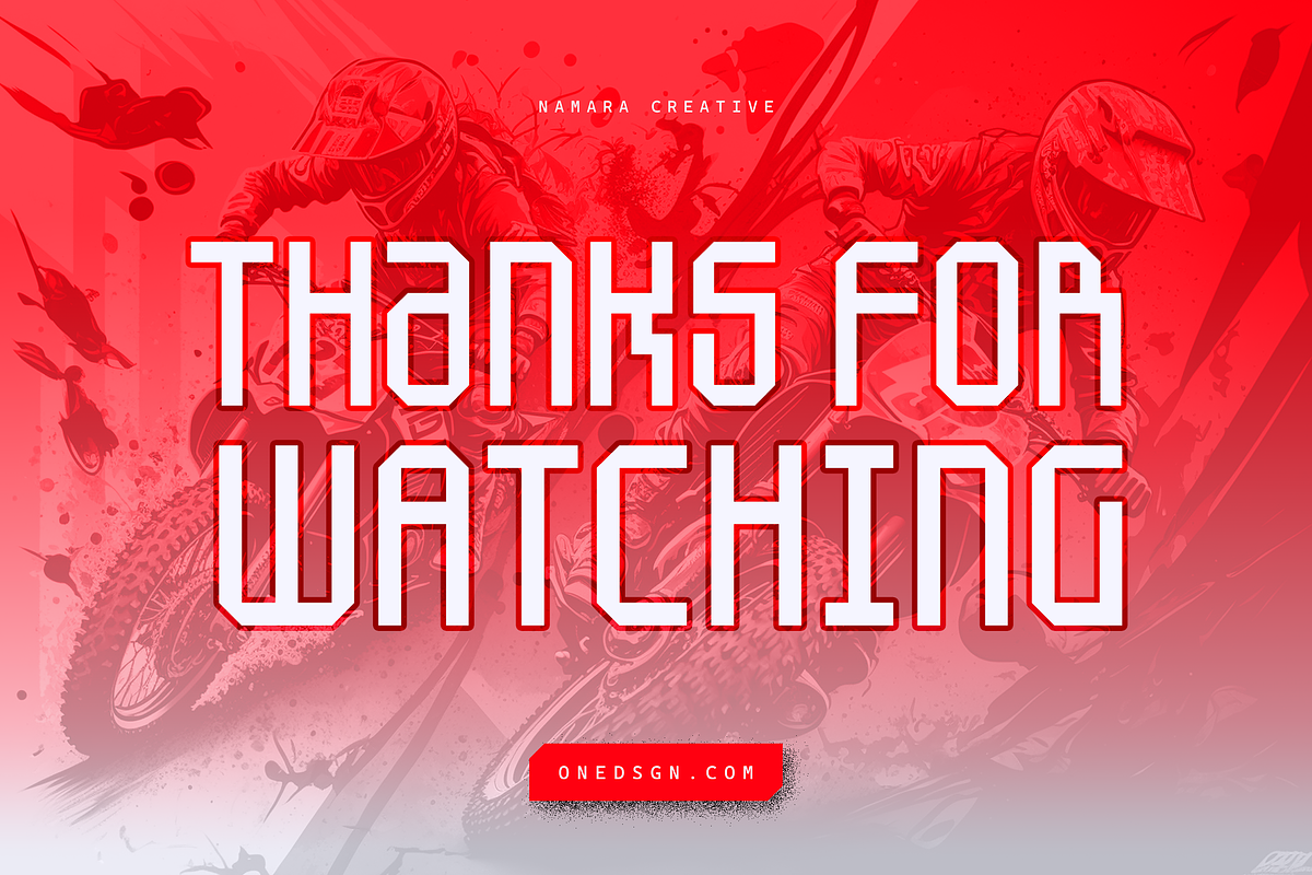 SkyBoxed - Futuristic Display Fonts, a Font by Namara Creative Studio (Photo 9 of 9)