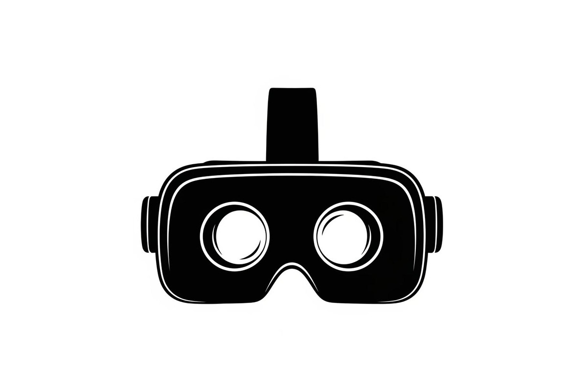 50 VR Goggles Headset Silhouette, an Illustration by yasushie (Photo 36 of 51)