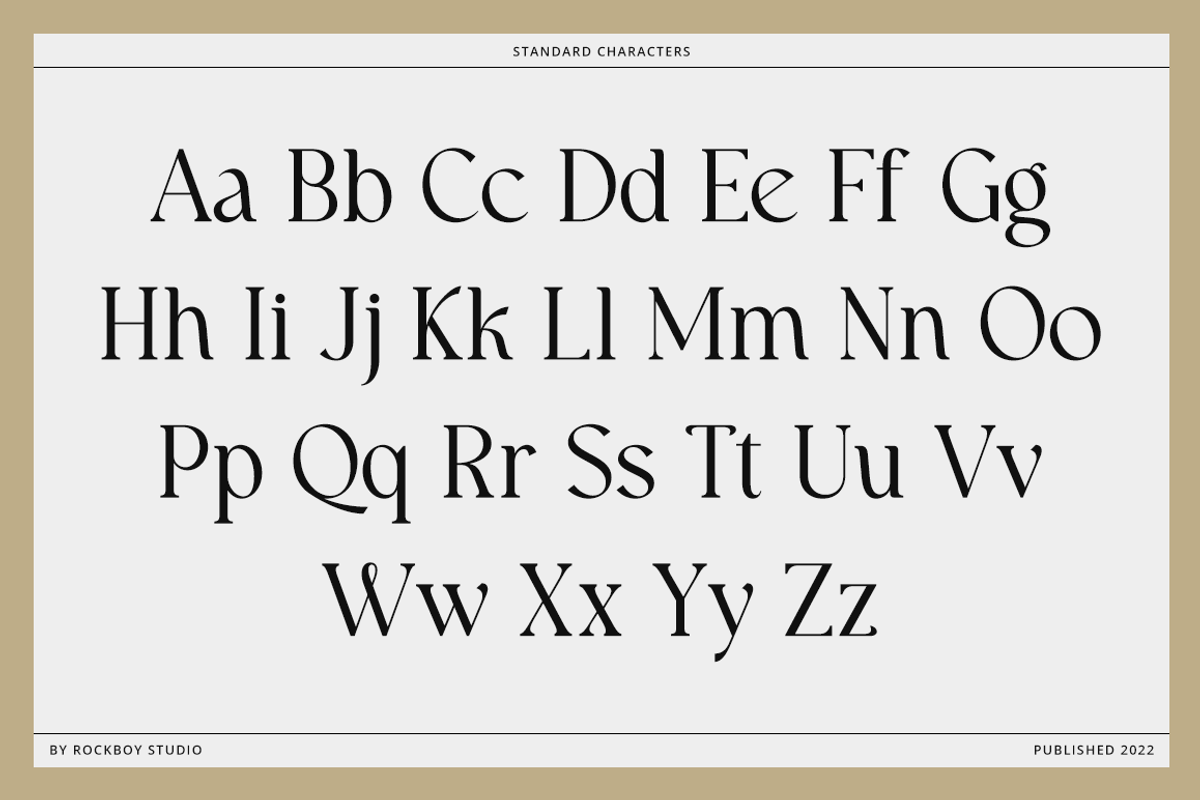 Walknoice - Modern Stylish, a Serif Font by RockboyStd (Photo 9 of 12)
