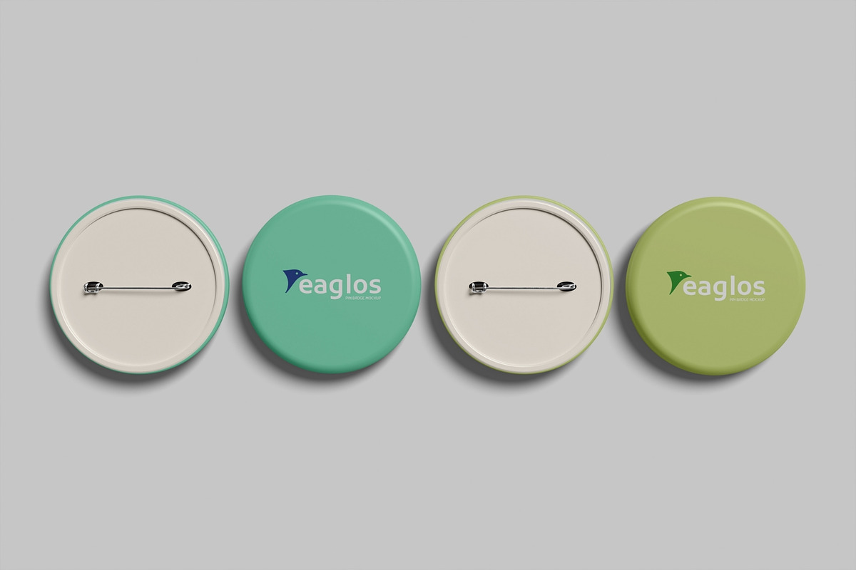 Realistic Pin Badge Mockup PSD, an Advertising Mockup by MA-KING_ART (Photo 4 of 5)