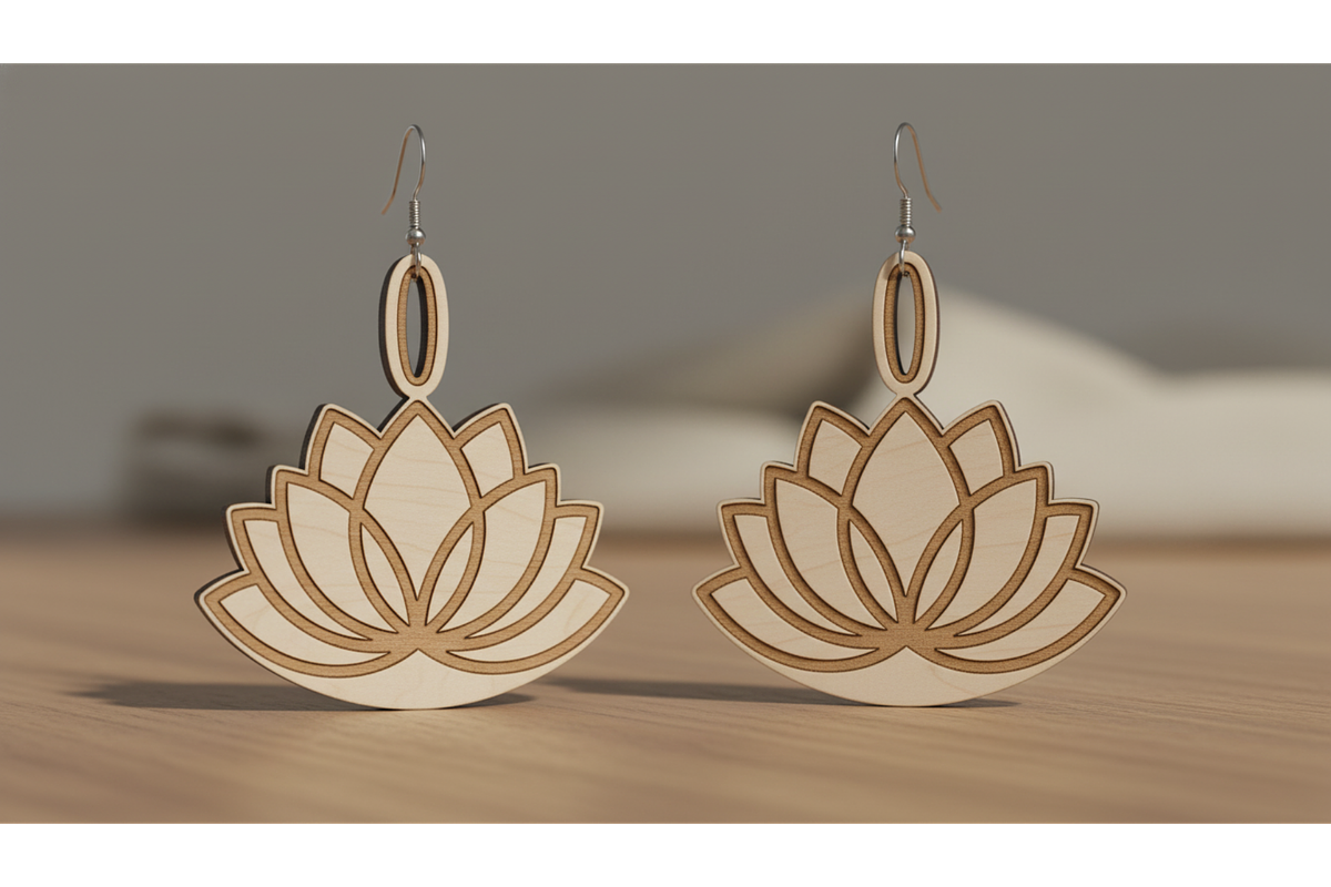 Flower Earrings Vector Set, a Graphic by musafir_fashion (Photo 9 of 11)