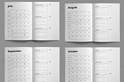 Monthly Event Planner, a Stationery Template by ContestDesign (Thumbnail 4 of 4)