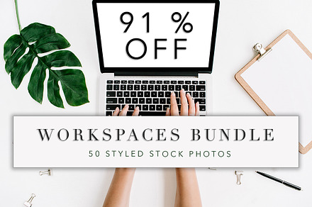 91% OFF! Workspaces Bundle, a Business Photo by Floral Deco