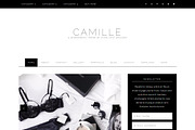 Camille Feminine Wordpress Theme, a WordPress Template by The Reverie Collective (Thumbnail 1 of 3)