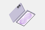 Samsung Galaxy Z Fold 8 Mockup, an Android Mockup by DSNA Mockup (Thumbnail 5 of 5)