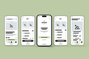 Mobile App UI UX Design Wireframe, a Wireframe Template by MightyDesign (Thumbnail 1 of 7)