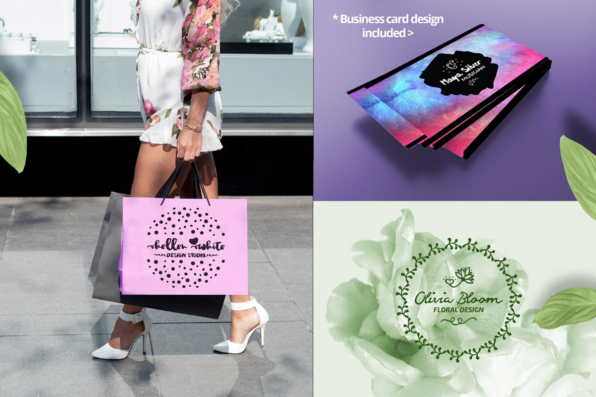 Diva Handdrawn Logo Creator + Extras, a Branding & Logo Template by joyologo (Photo 3 of 15)