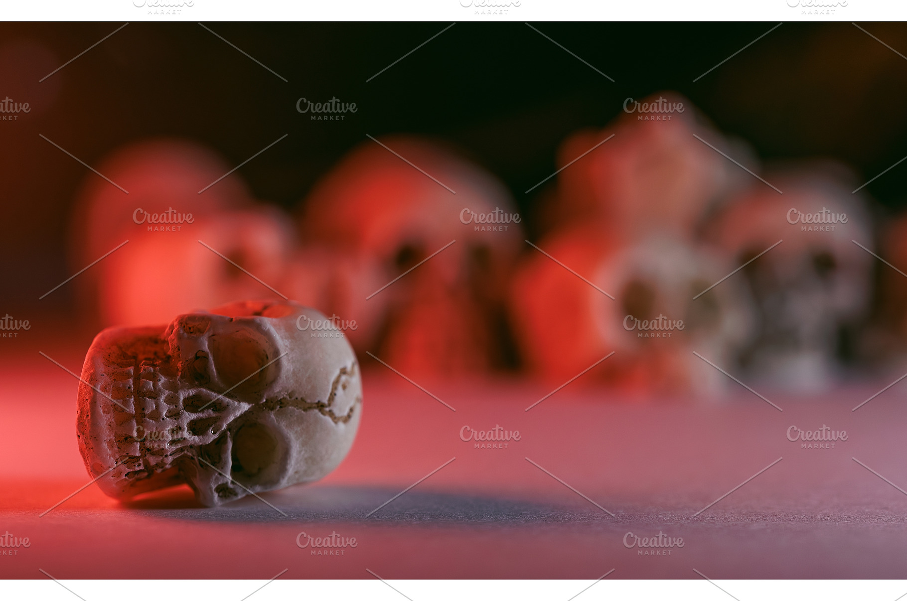 Miniature skulls background. Skull, a Holiday Photo by Lukas Jonaitis SHOP