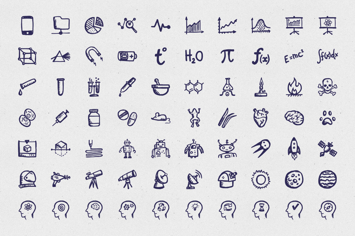 Brainy Icons Font preview 4