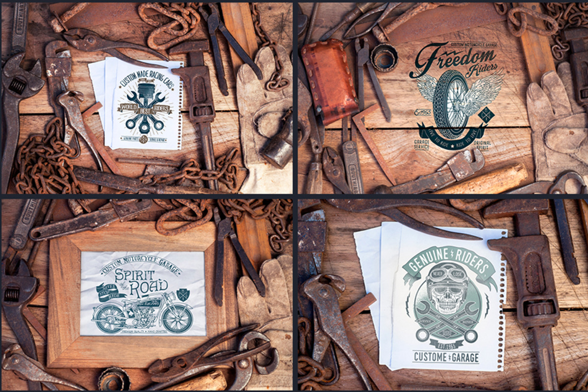 15 Vintage Mockups, a Mockup by PaperBat (Photo 4 of 6)