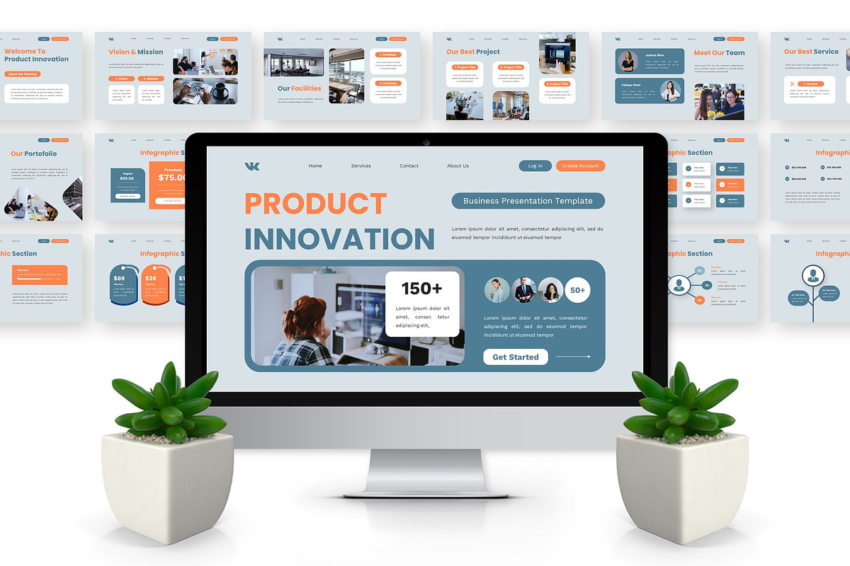 Product Innovation - Business PPT, a Presentation Template by Deepslide Studio (Photo 3 of 6)