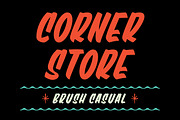 Corner Store Casual Brush Script, a Script Font by Price Foundry (Thumbnail 1 of 24)