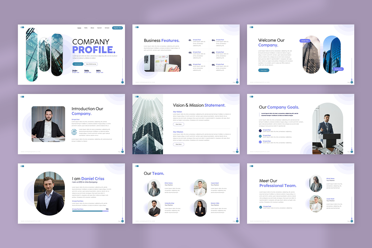 Company Profile Powerpoint, a Presentation Template by Azruca (Photo 3 of 6)