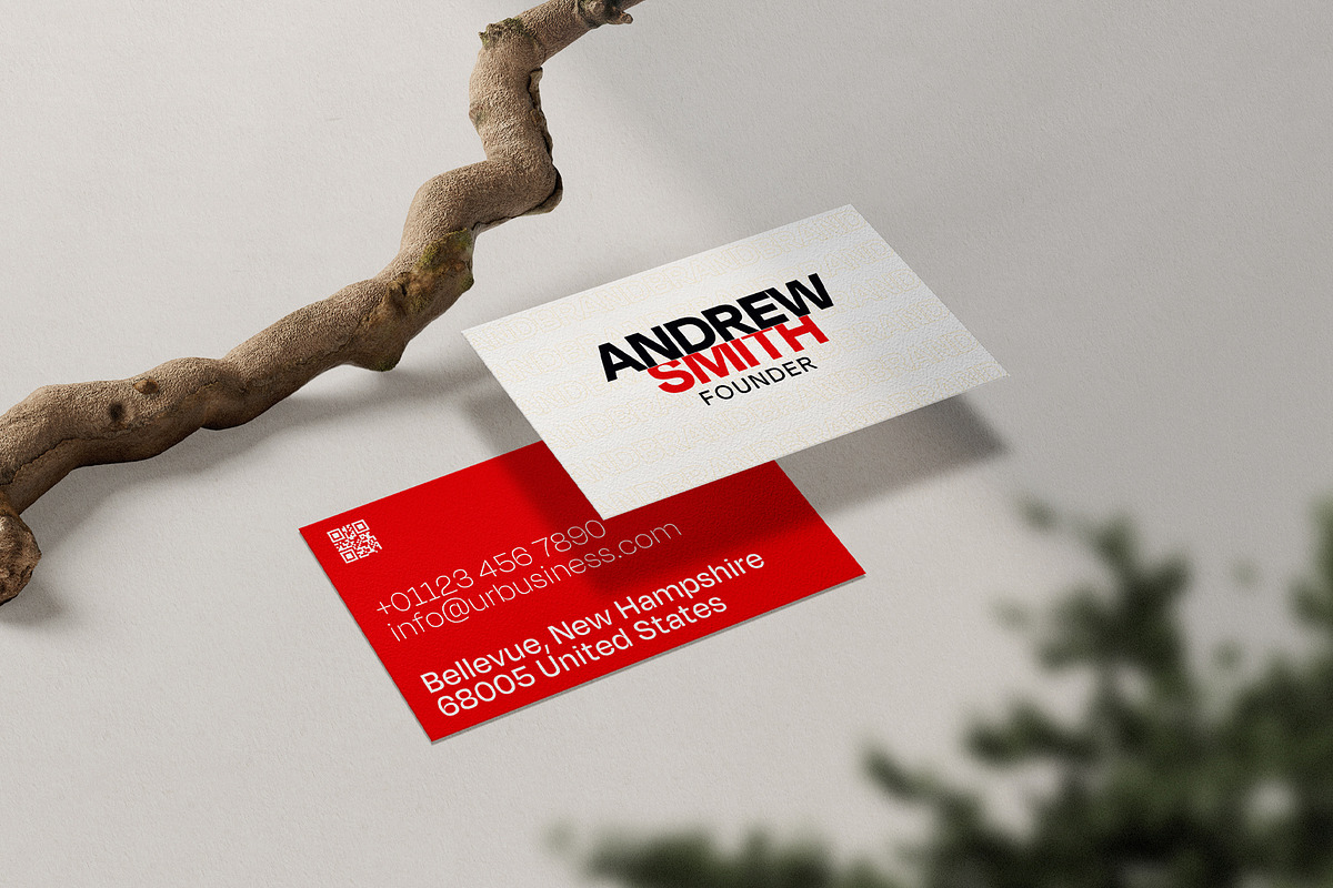 Typography Business Card Template, a Business Card Template by The Moxx (Photo 2 of 4)