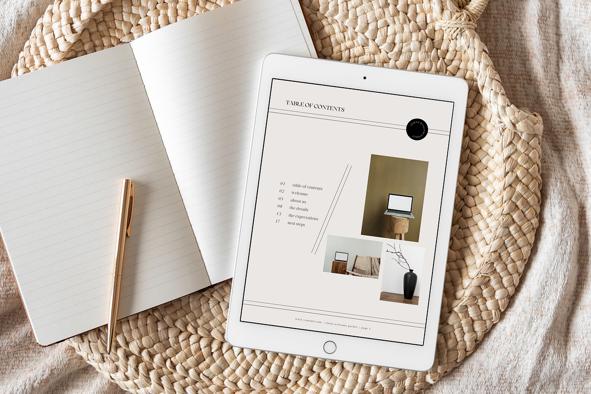 Client Welcome Packet | Onboarding, a Templates & Theme by Tiny Pine Creative (Photo 10 of 13)