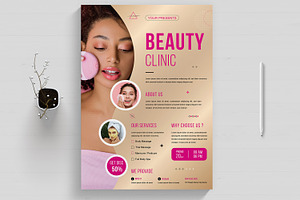 Beauty Care Flyer Set, a Flyer Template by MightyDesign