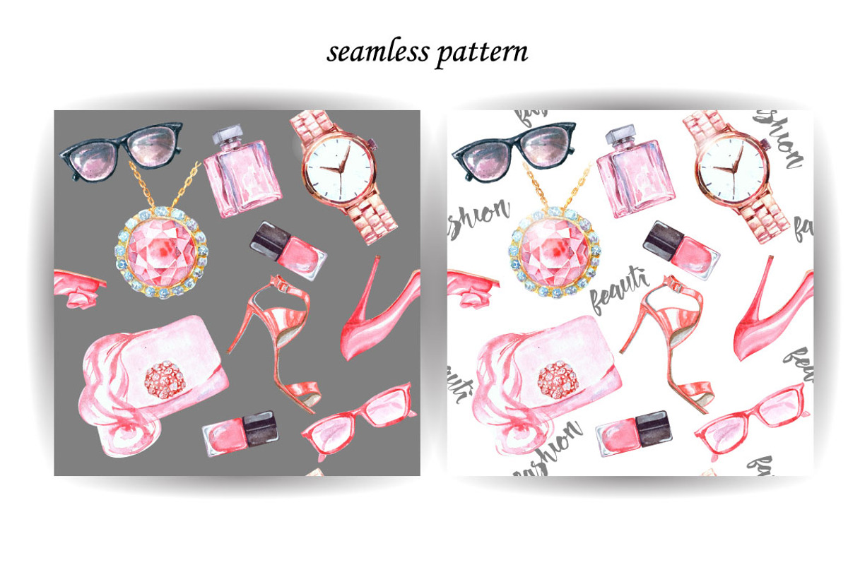 Set to create a fashion illustration, a Decorative Illustration by Gulnara Khadeeva (Photo 4 of 4)