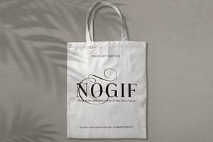 Nogifle Beauty Serif Font