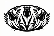Intricate Silhouette Frame Pack, an Illustration by Creativeshirt (Thumbnail 9 of 9)