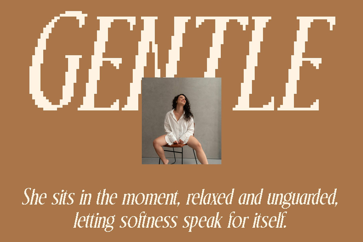 CS Refuse Pixel, a Serif Font by Craft Supply Co. (Photo 7 of 8)