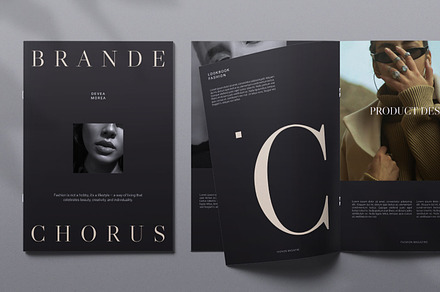 Brande Fashion Magazine, a Magazine Template by Portocraft