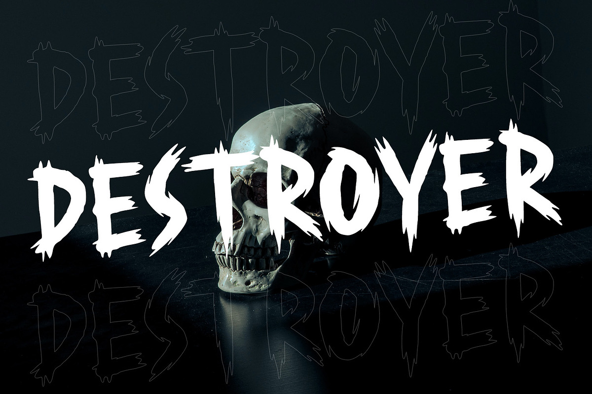 Scary Notes, a Script Font by Ditatype (Photo 5 of 10)