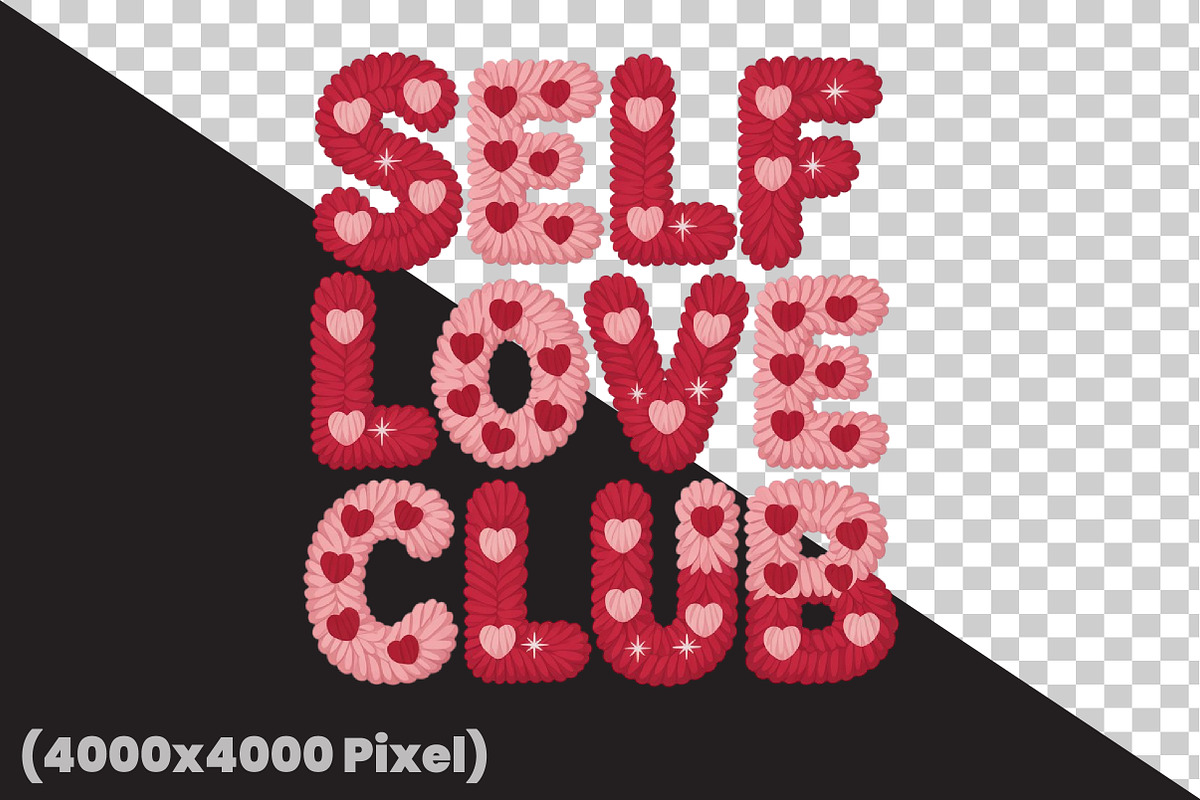 Valentine Faux Latch Hook Png Bundle, an Illustration by RobertsArt (Photo 3 of 5)
