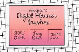 Dashed & Dotted BuJo Brushes