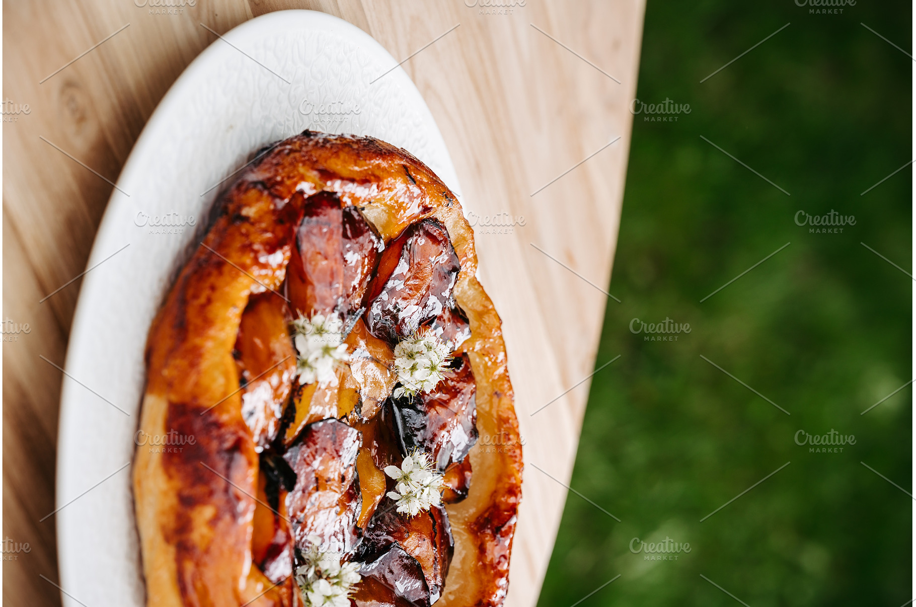 Homemade rustic fruit galette, a Food & Drink Photo by HalfPoint