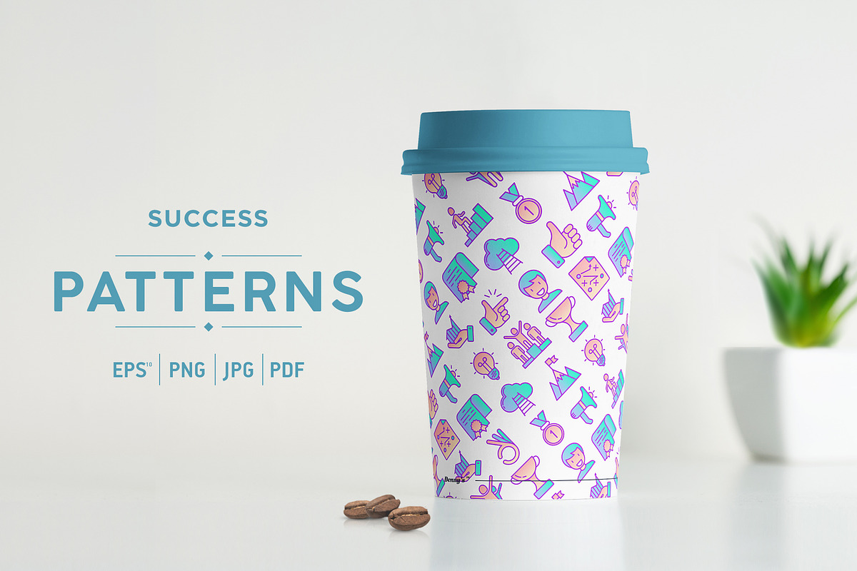 Success Patterns Collection, a Pattern Graphic by Alex Blogoodf (Photo 6 of 7)