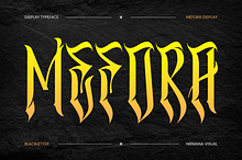 Mefora - Blackletter Logo Font