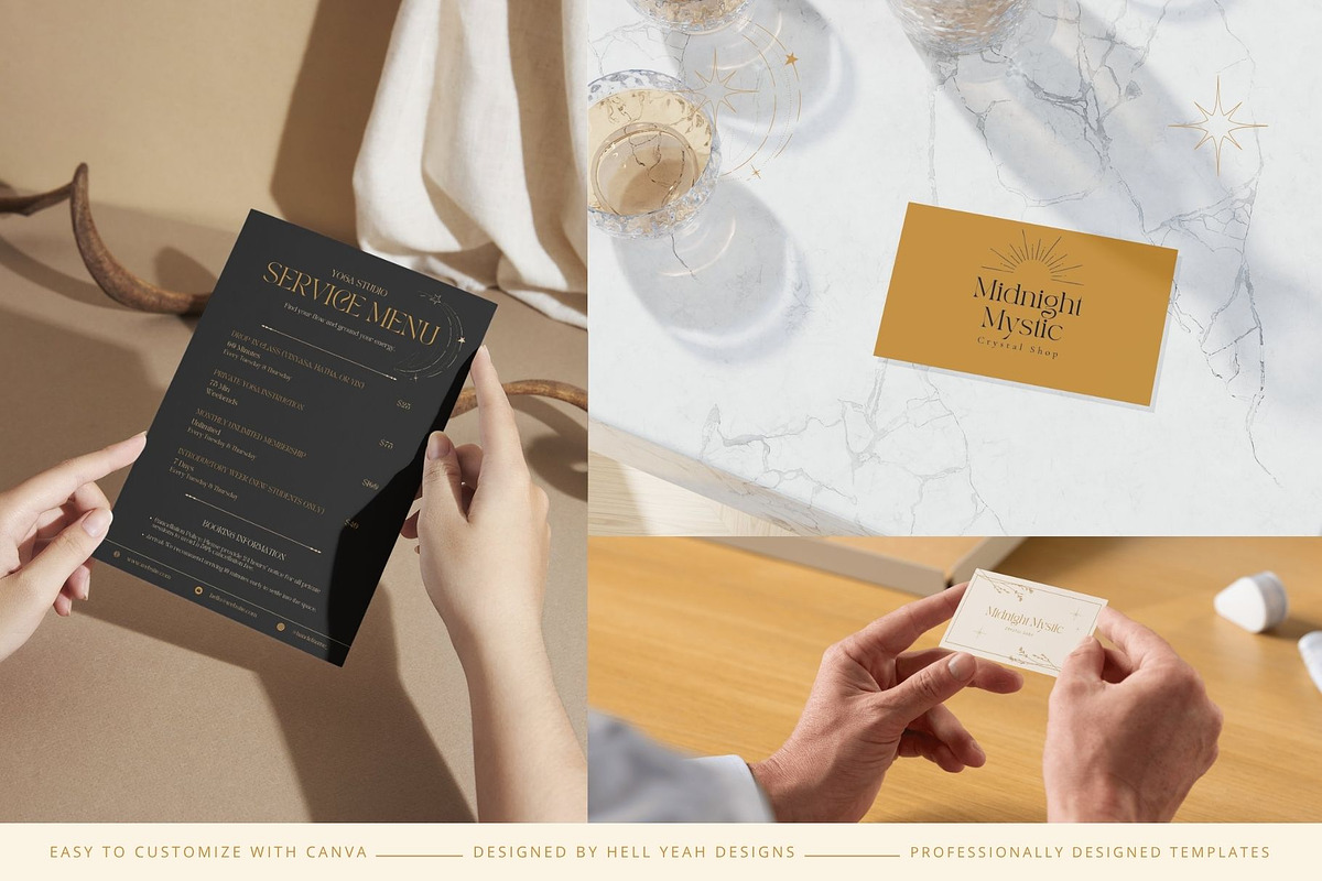 Witchy Glow Branding Starter Kit, a Social Media Template by Hell Yeah Designs (Photo 8 of 17)