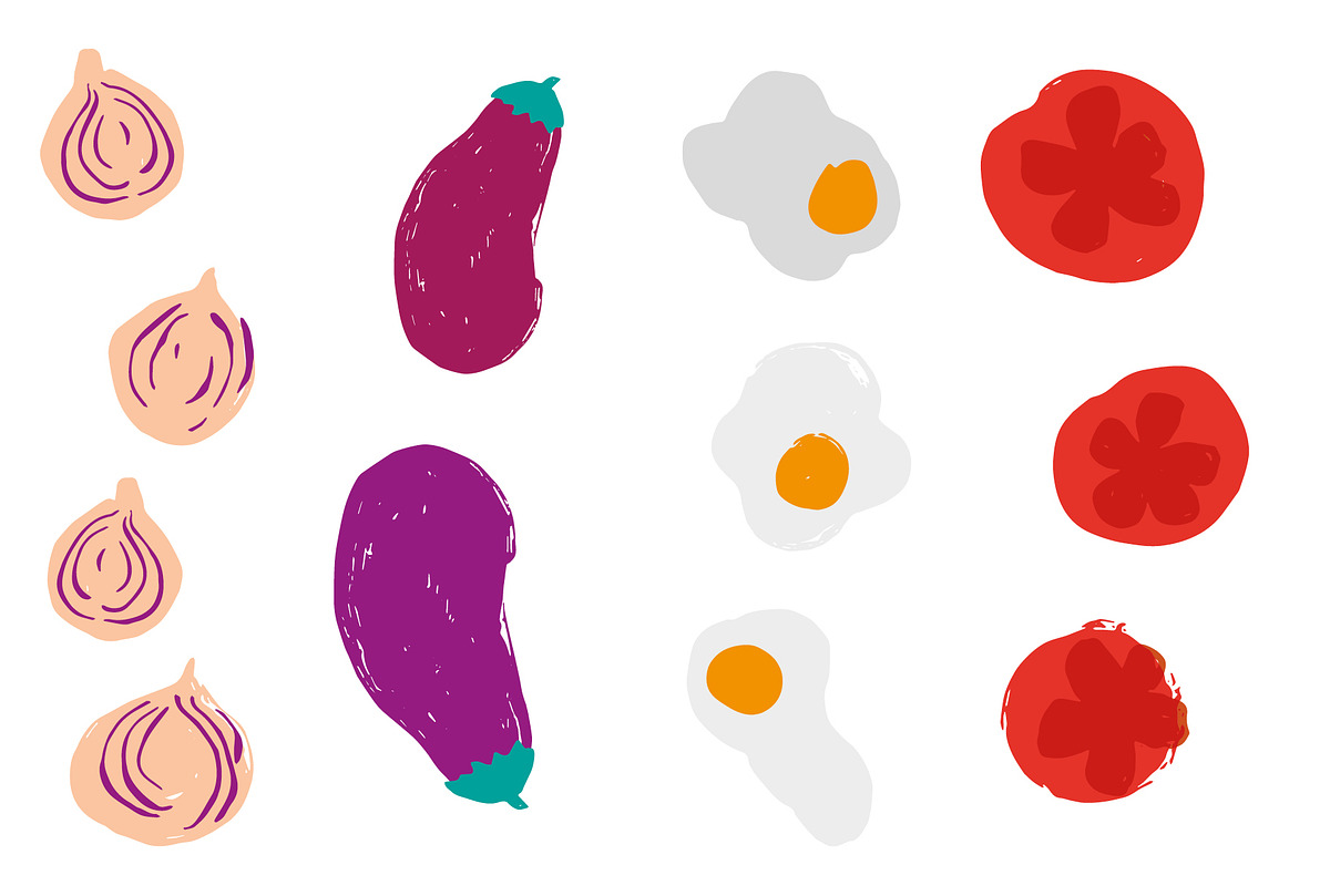 Painterly Food Vector Illustrations, a Food Illustration by This For There (Photo 7 of 11)