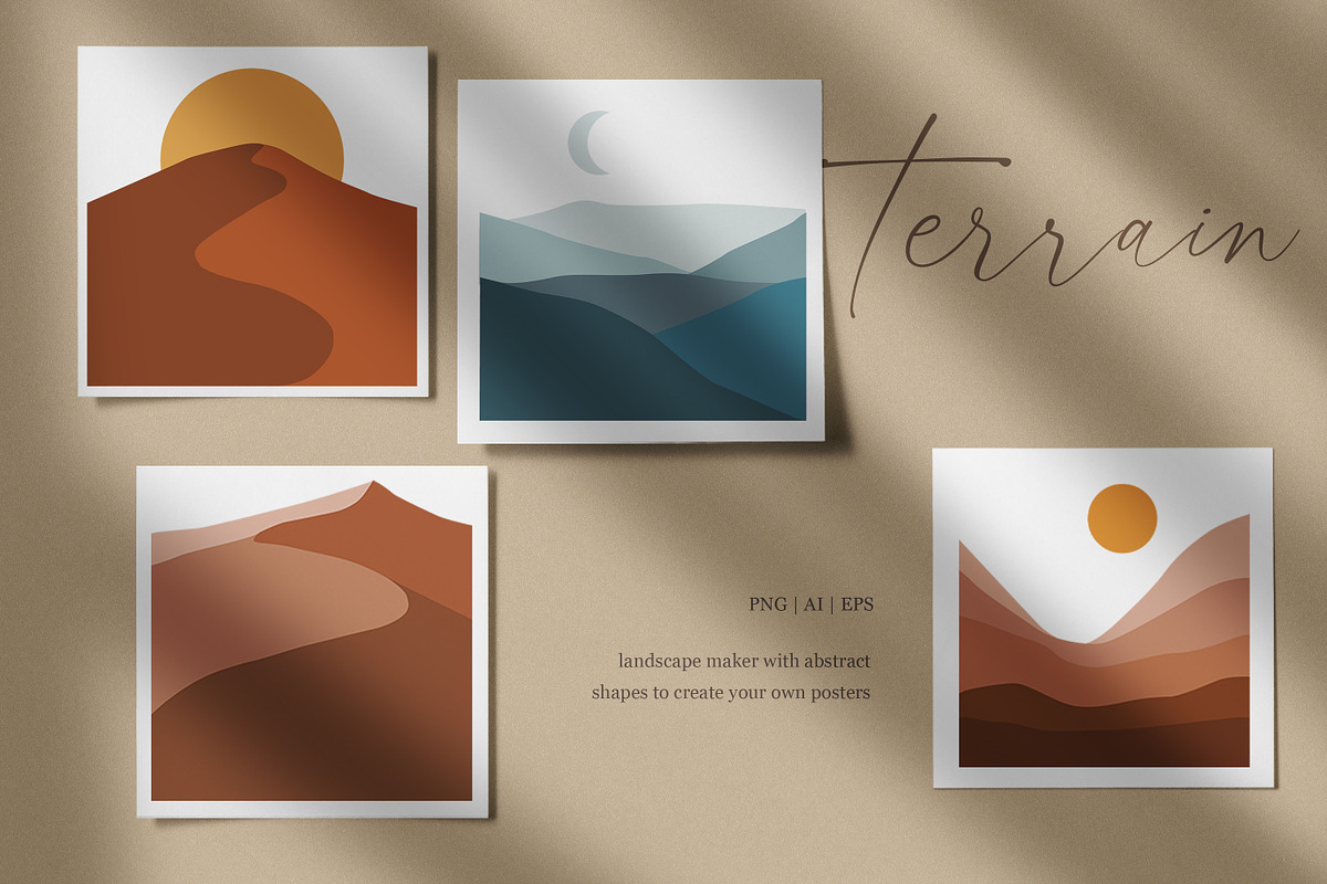 Terrain Abstract Landscape, an Illustration by Backyard Rose (Photo 3 of 16)