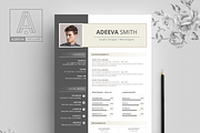 Professional Resume Template Smith, a Resume Template by AdeevaResume (Thumbnail 3 of 4)